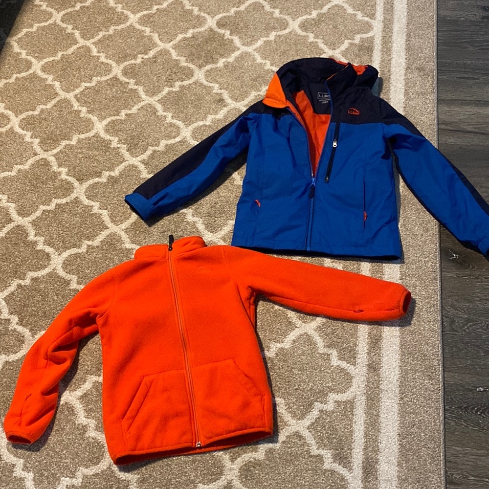 L.L. Bean winter coat, size 6x/7, 3-in-1 jacket